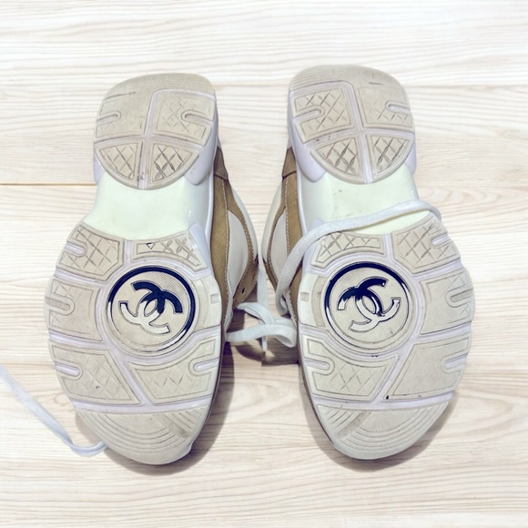 CHANEL sneakers women’s size 38 USA size is 7.5 made in Italy - Picture 15 of 15